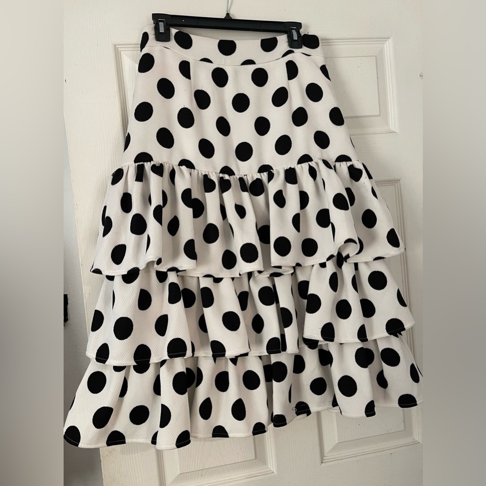 Dainty Jewell’s Polka Dot Ruffle Skirt